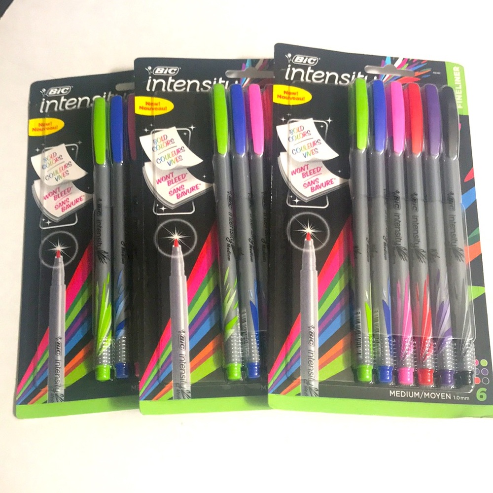 Bic Intensity Pens Fine Liner Assorted Colors Med - Picture 4 of 4